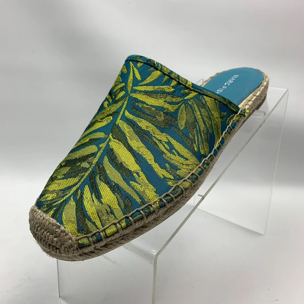 Marc Fisher Women's Summer Green Espadrille Slides NIB 6